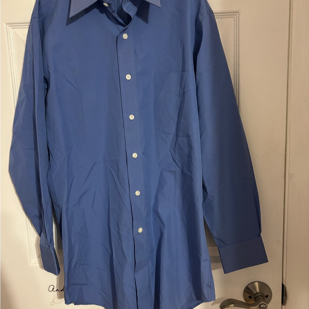 Paul Fredrick Sky Blue Dress Shirt